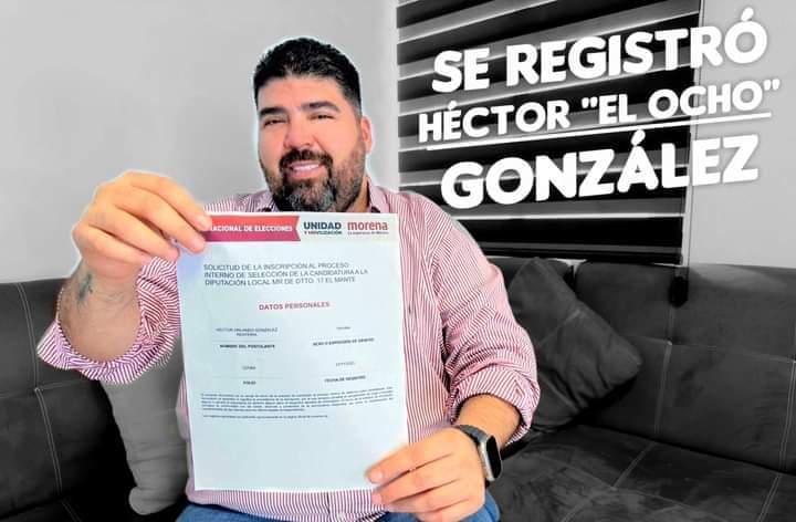 Héctor González Rentería aspira a la diputación local del distrito 17 de Tamaulipas por&nbsp;MORENA