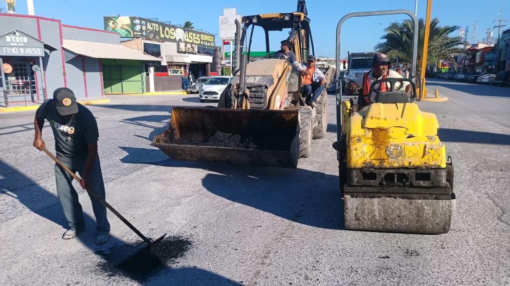 Municipio de Río Bravo Refuerza Campaña de Bacheo en Vialidades&nbsp;Primordiales