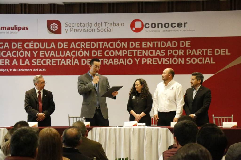 La Secretaría del Trabajo de Tamaulipas es Acreditada como Entidad de Certificación y Evaluación de Competencias Laborales por&nbsp;CONOCER