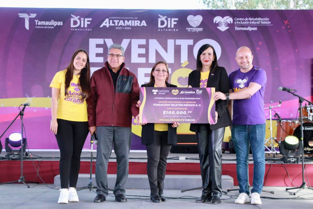 Gobierno de Altamira y DIF local se unen para apoyar al Teletón&nbsp;2023