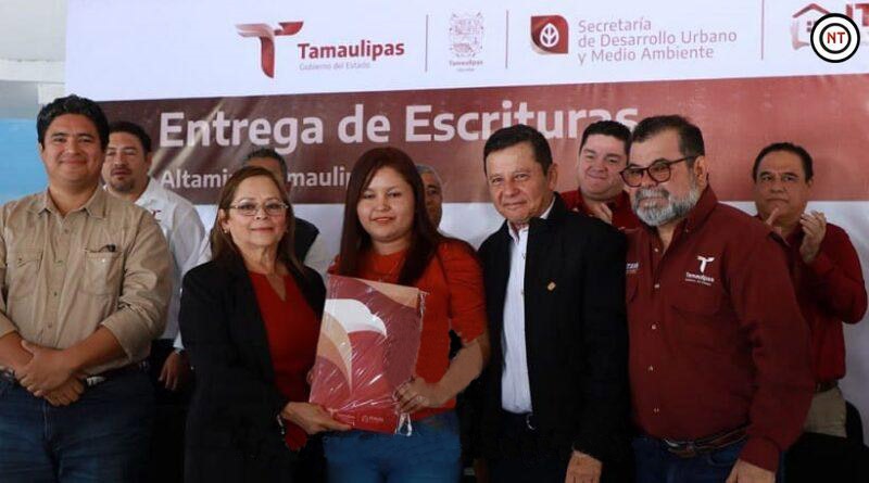 Concede ITAVU certidumbre patrimonial a 170 familias de&nbsp;Altamira