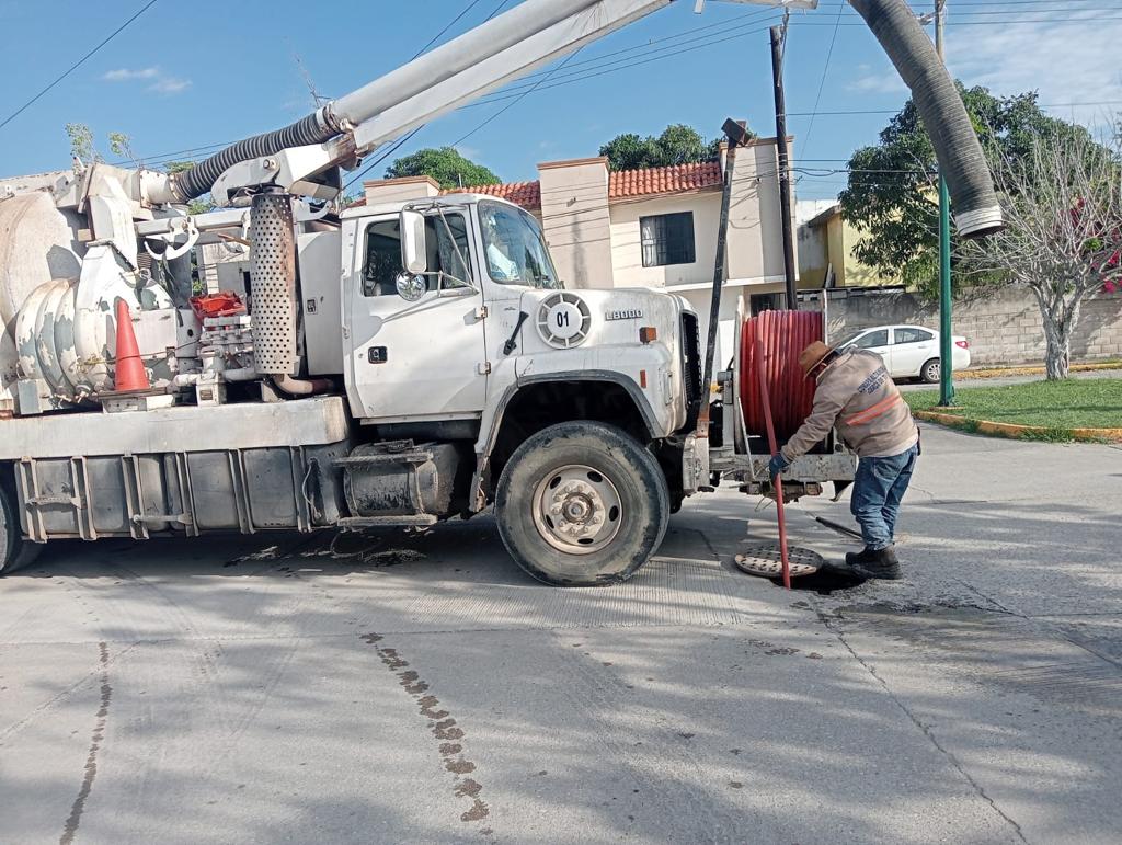 Desazolva COMAPA Altamira Pozos de Visita en Colonias y Fraccionamientos