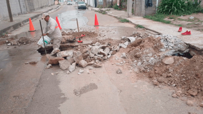 COMAPA Altamira Repara Fugas de Agua en Distintas Colonias y&nbsp;Sectores