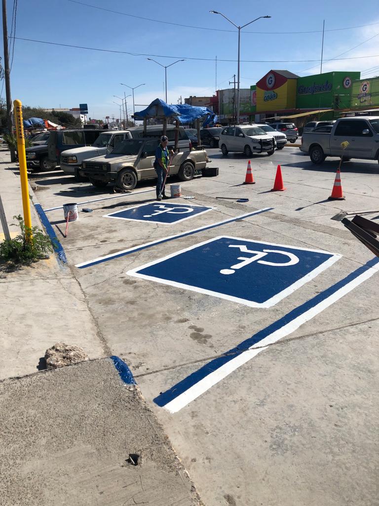 Rehabilitación de Estacionamientos para Personas con Discapacidad en Río&nbsp;Bravo