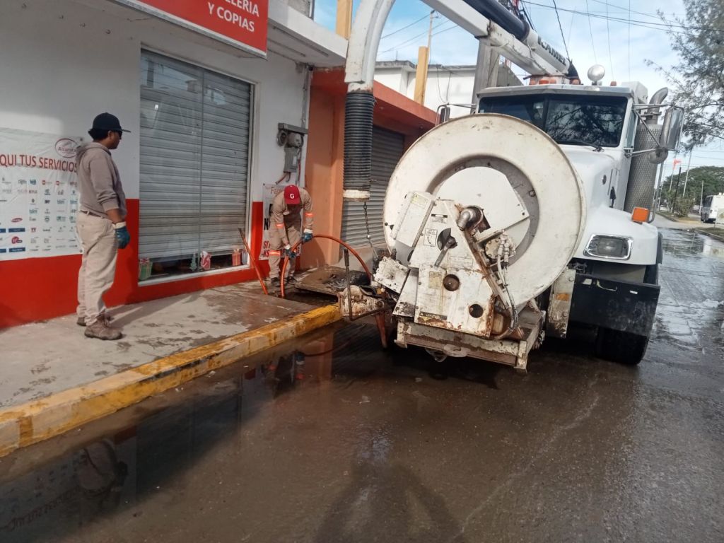 COMAPA Altamira Realiza Mantenimiento Preventivo a Líneas de&nbsp;Drenaje