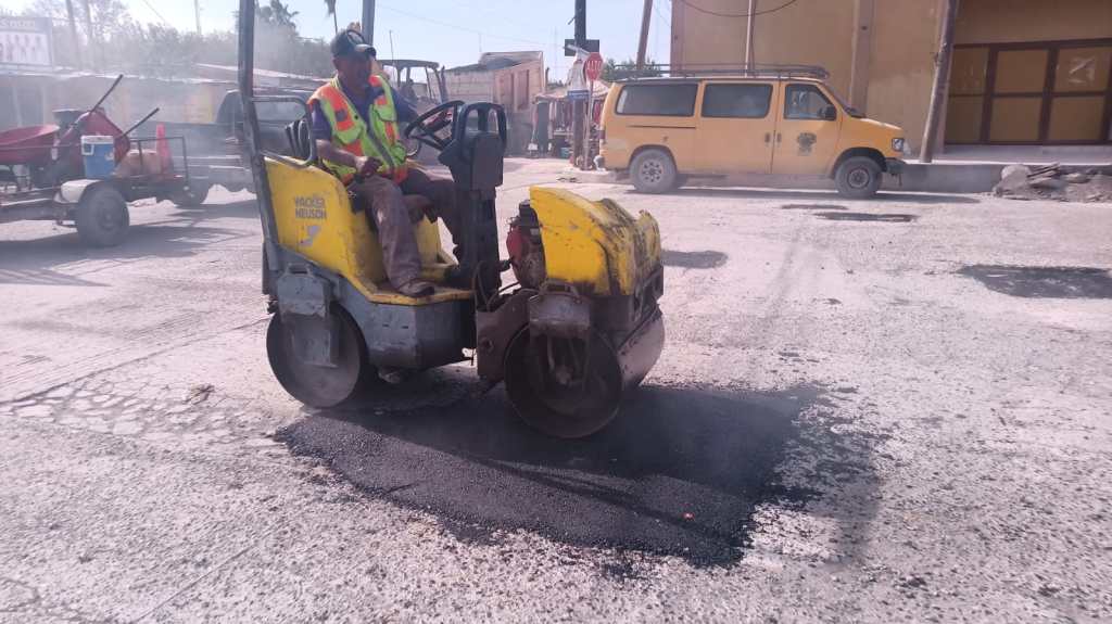 Jornada de Bacheo en la Colonia Benito Juárez de Río&nbsp;Bravo