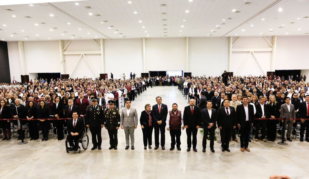 Gobernador Américo Villarreal Anaya Destaca Rumbo y Metas para Tamaulipas en Ceremonia&nbsp;Cívica