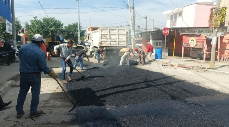 Realiza Gobierno de Ciudad Madero Trabajos de Bacheo en la&nbsp;Miramápolis