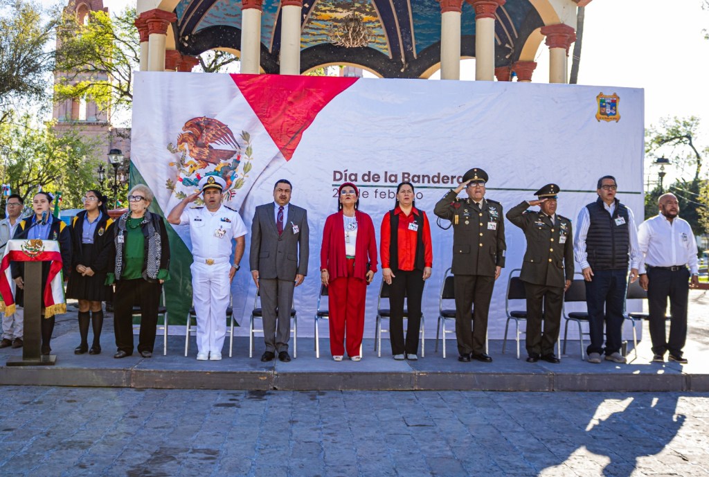 Autoridades de Matamoros Conmemoran el Día de la&nbsp;Bandera