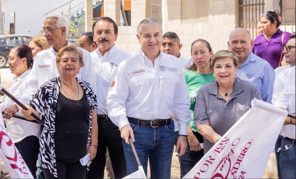 Adrián Oseguera inaugura nuevas obras de pavimentación en Ciudad&nbsp;Madero