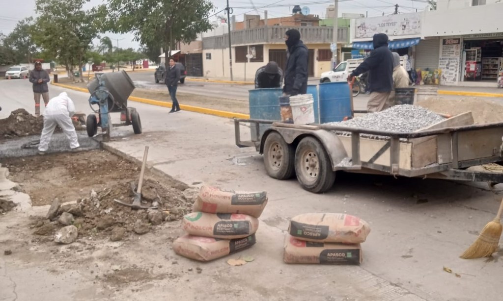 COMAPA Altamira Repone Pavimento en Colonias y Fraccionamientos