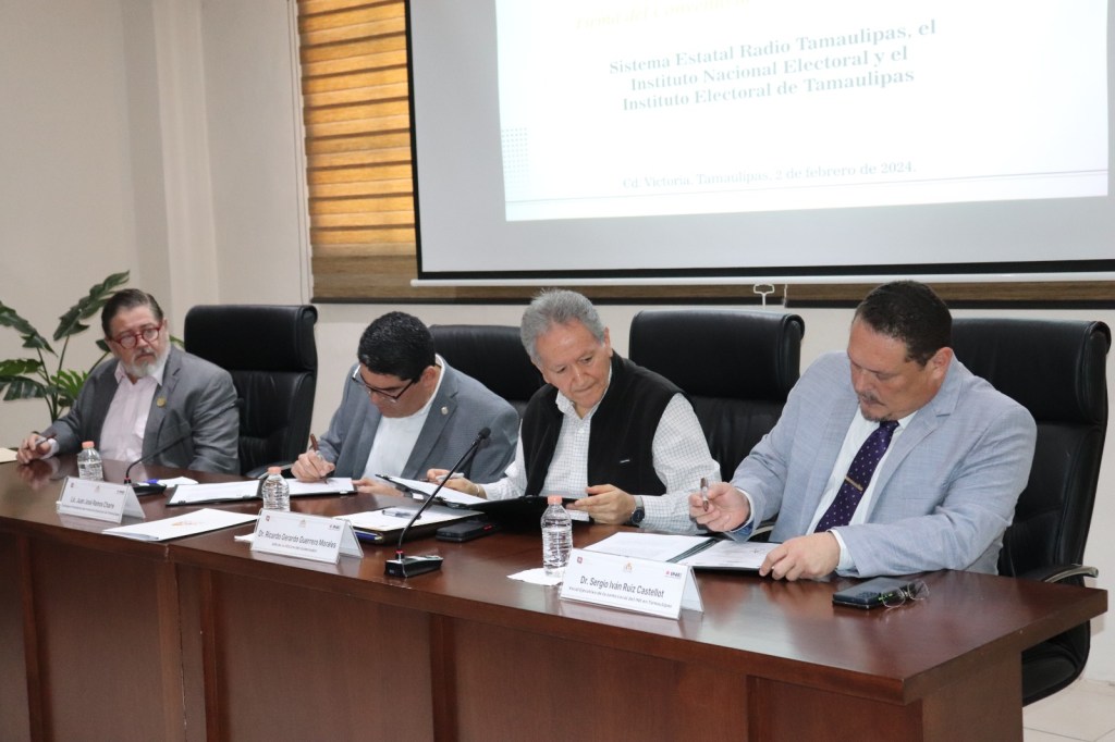 Fortaleciendo la Participación Ciudadana: SERT, INE e IETAM Firman Convenio de&nbsp;Colaboración