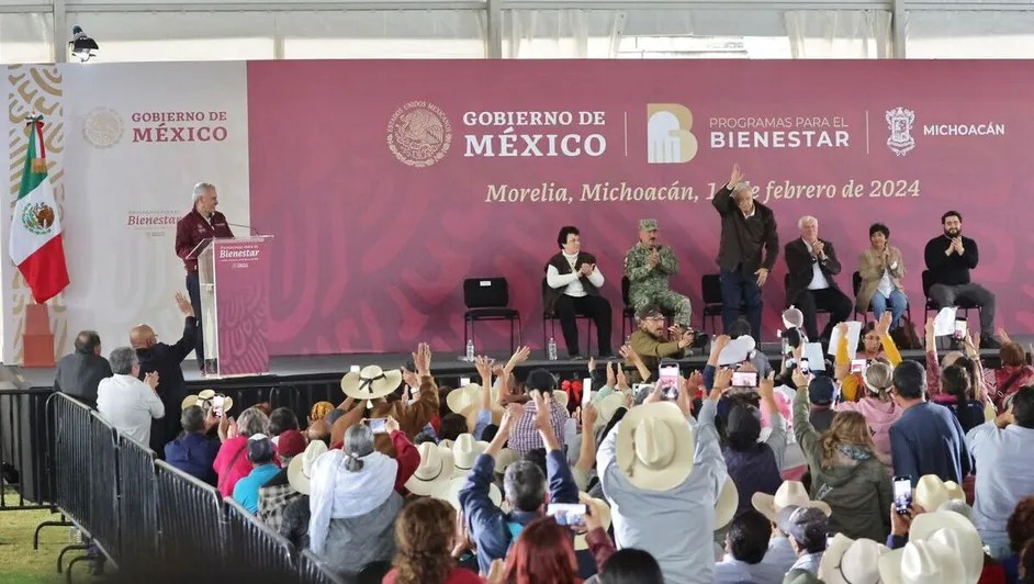 AMLO Reafirma Compromiso con la Transformación de México durante Visita a&nbsp;Michoacán