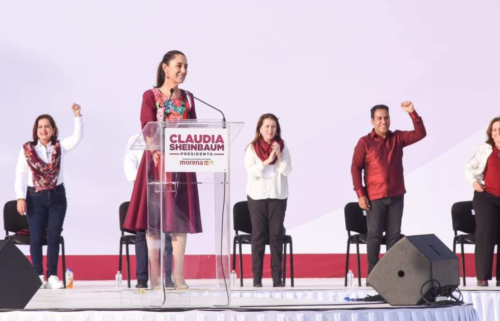 Candidatos al Senado de Tamaulipas Acompañan a Claudia Sheinbaum en Arranque de&nbsp;Campaña