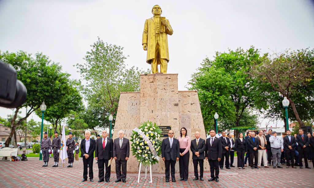 Autoridades Municipales y Masónicas conmemoran el 218 Aniversario del Natalicio de Benito&nbsp;Juárez