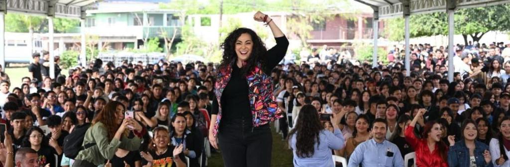 Cuando hay jóvenes participando, hay transformación, señala Olga Sosa en&nbsp;Reynosa.