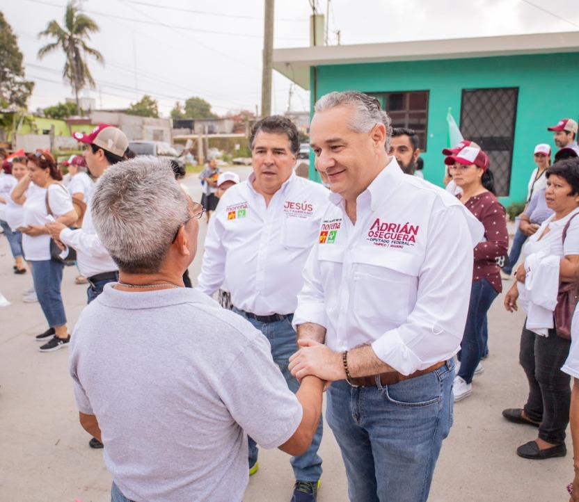 Exitosa visita de Adrián Oseguera a la&nbsp;Borreguera