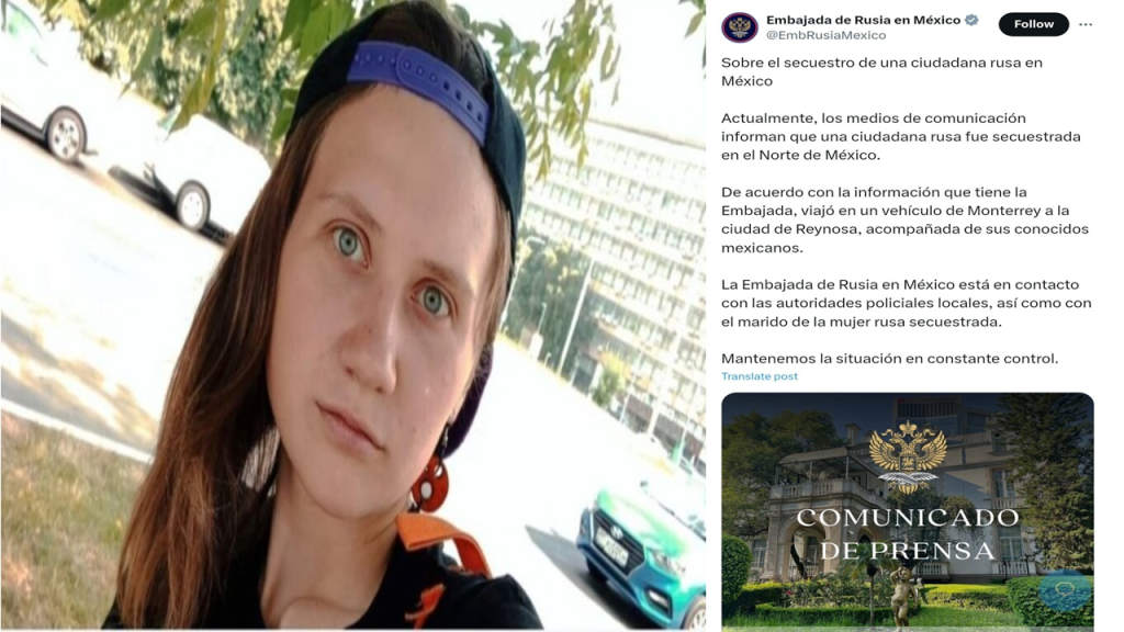 Confirman secuestro de mujer Rusa; Viajaba de Monterrey a&nbsp;Reynosa.