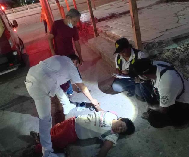 Ebria botada en la&nbsp;vialidad