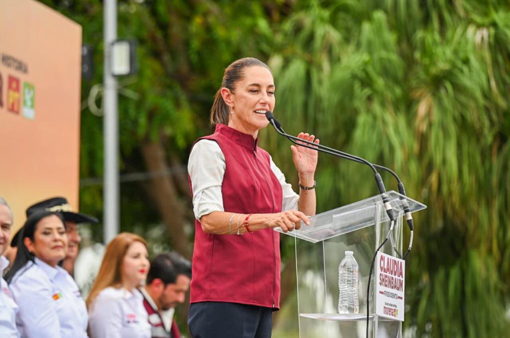 Presente Lalo Yáñez en visita de Claudia&nbsp;Sheinbaum.
