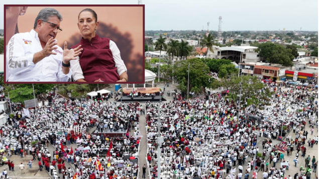 Respaldo absoluto para Claudia Sheinbaum y Armando Martínez en&nbsp;Altamira