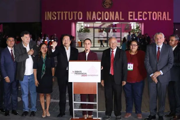Sheinbaum Defiende Proyecto de la Cuarta Transformación y Destaca Logros en el Debate&nbsp;Presidencial