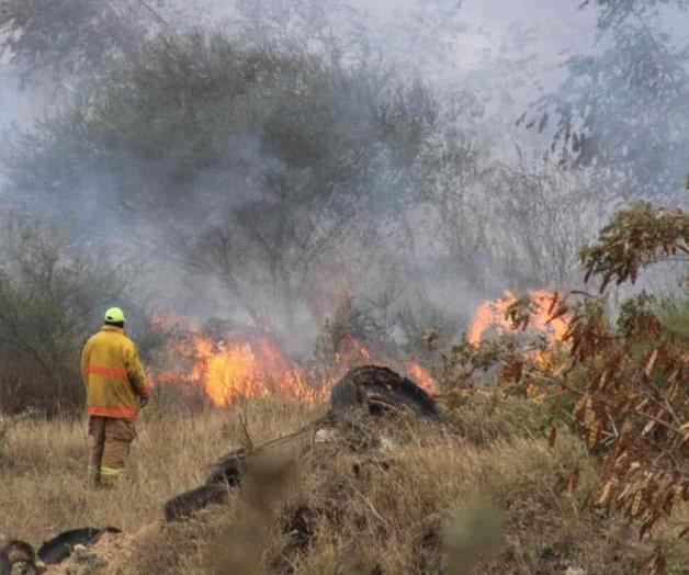 Incendio en terreno baldío del&nbsp;CICATA