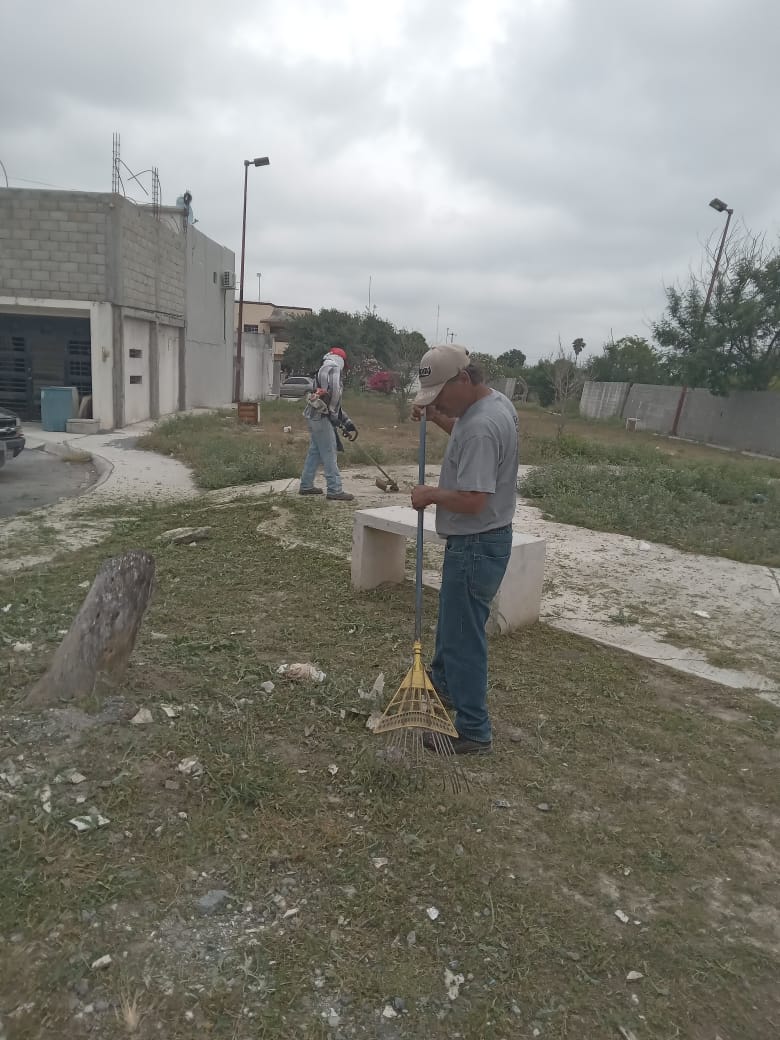 El Gobierno de Río Bravo Embellece Espacios Comunitarios en Fraccionamientos Populares