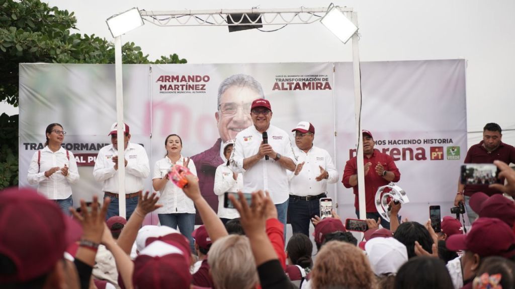 Candidato a la alcaldía de Altamira visita colonia La Morita en campaña&nbsp;proselitista