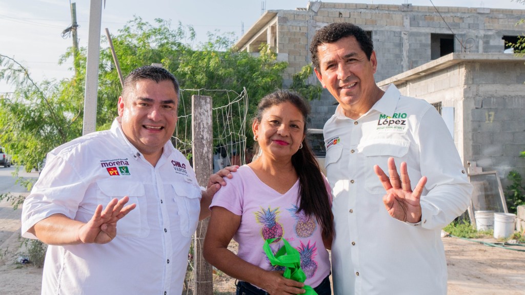 Mario López Recibe Apoyo en Colonias de&nbsp;Matamoros