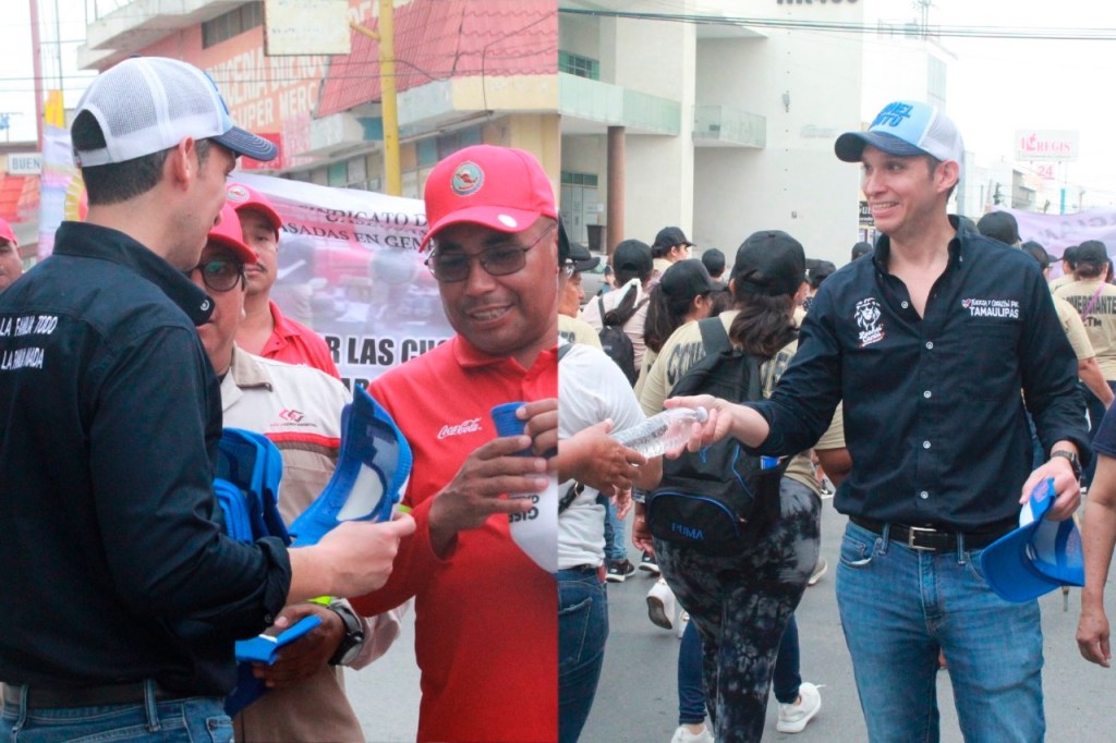 LEGISLARÉ A FAVOR DE LA FAMILIA TRABAJADORA.Leonel Cantú, presente en el desfile del Día del&nbsp;Trabajo.