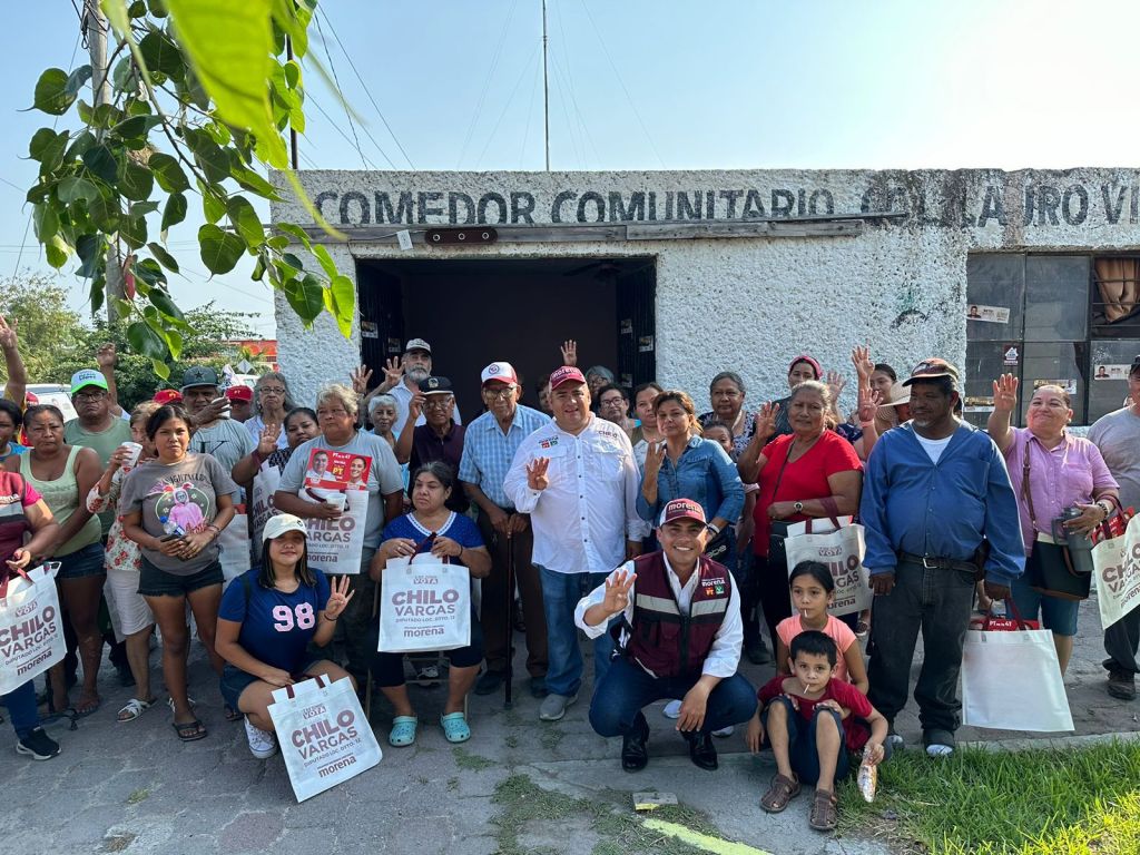 «Chilo» convoca a los habitantes de la colonia «Lauro Villar» a votar para continuar con la&nbsp;transformación