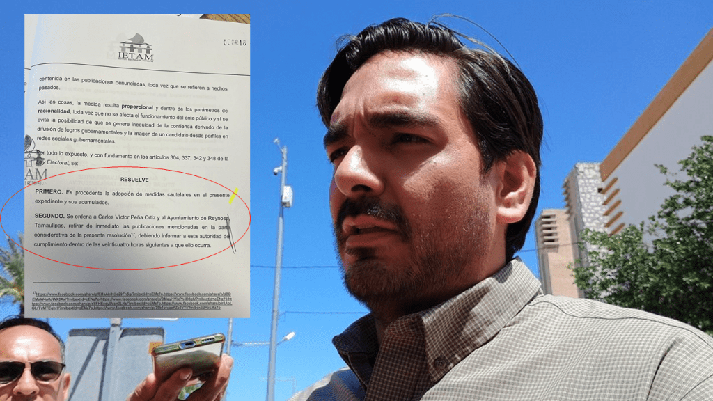 Vuelve a sancionar IETAM a Carlos Peña por uso de recursos públicos en&nbsp;campaña.