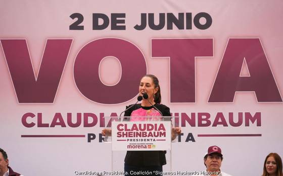 Sheinbaum destaca en gira por Veracruz y critica a la&nbsp;oposición