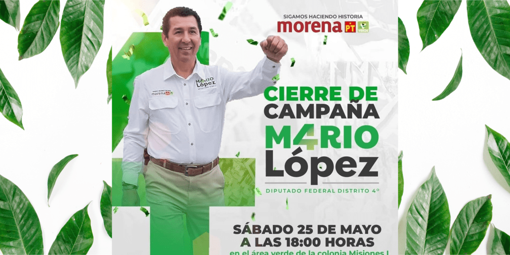 Cierre de campaña de Mario López en el Distrito&nbsp;4