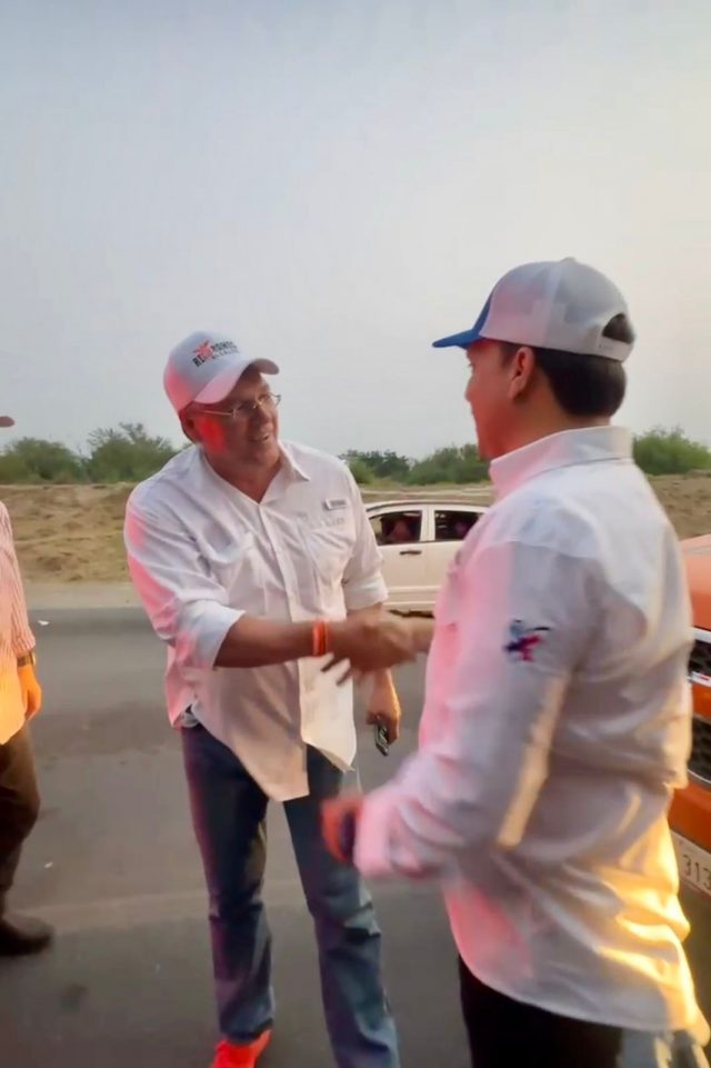 AMBOS, RIGO Y EL “CACHORRO” SE SALUDAN Y GRITAN FUERA&nbsp;MAKITO