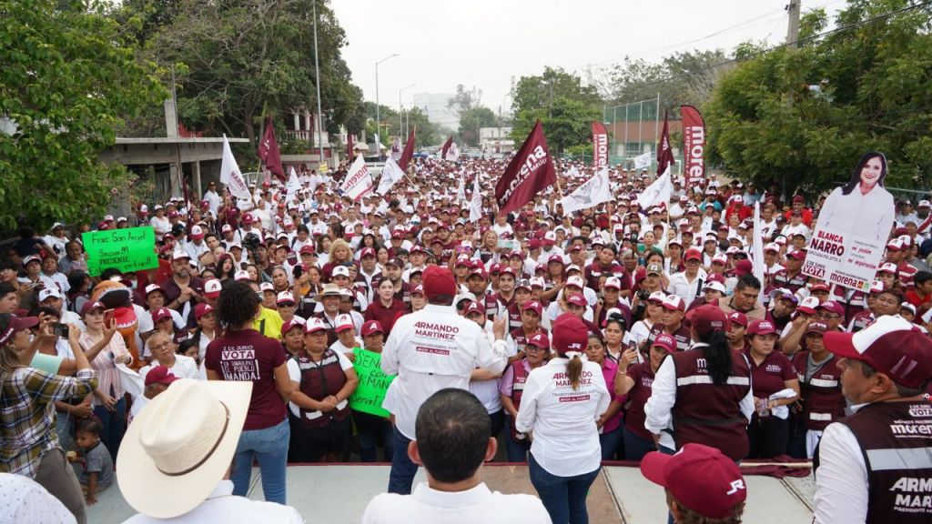 ENCABEZA ARMANDO MARTÍNEZ MANRÍQUEZ CAMINATA DE LA UNIDAD EN SECTOR&nbsp;MIRAMAR