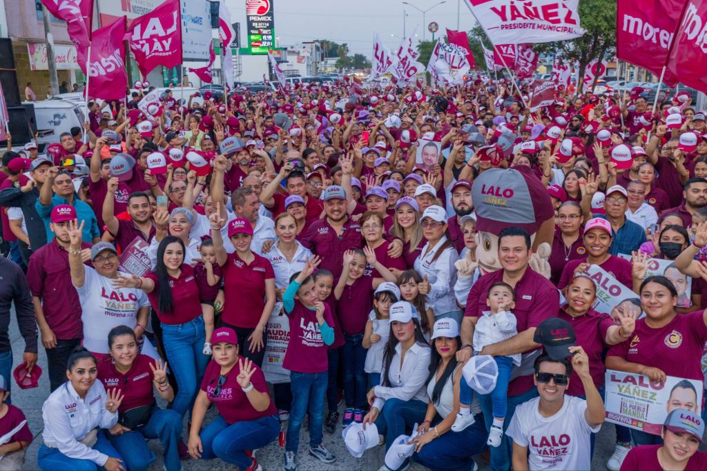 Con una mega brigada de impacto culmina campaña Lalo&nbsp;Yáñez.