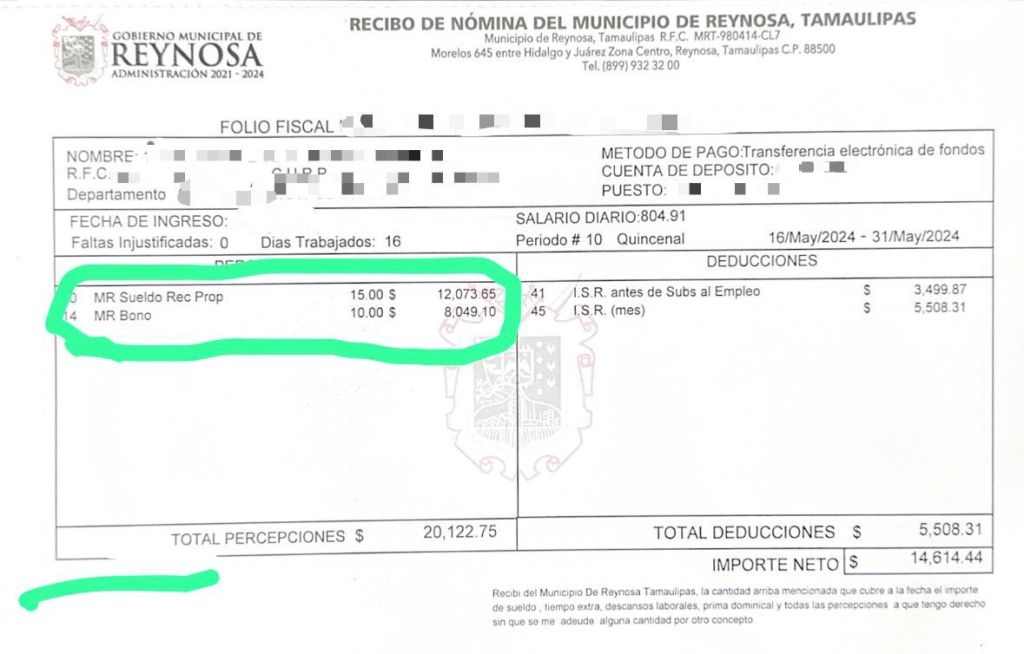 Makito otorga bono de 10 mil pesos a todos los empleados&nbsp;municipales