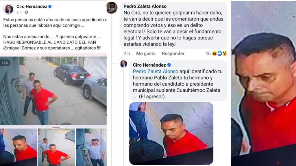 Denuncia Ciro Hernández intimidación por parte de colaboradores de Miguel Gómez Orta en su&nbsp;domicilio