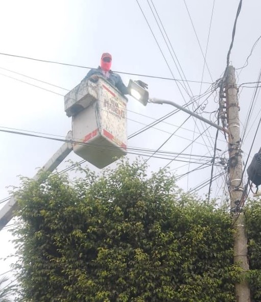 Intenso Programa de Mantenimiento de Alumbrado Público en Ciudad&nbsp;Madero