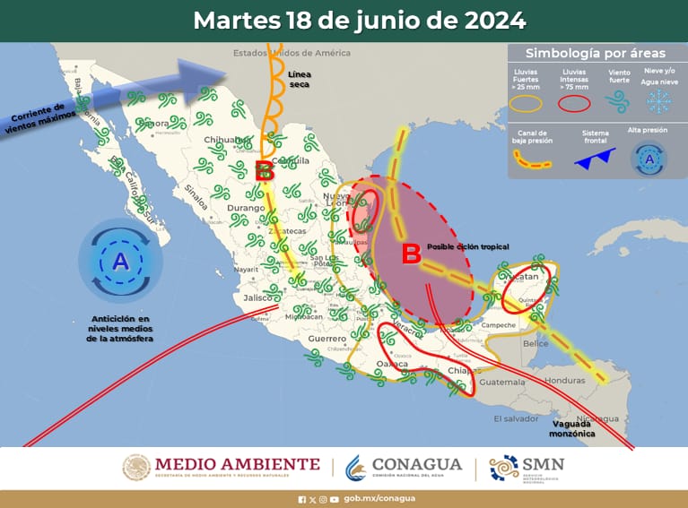 Ciclón Uno evolucionará este martes a tormenta tropical ‘Alberto’