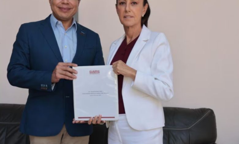 Morena entrega a Sheinbaum resultados de encuestas sobre reforma al Poder&nbsp;Judicial