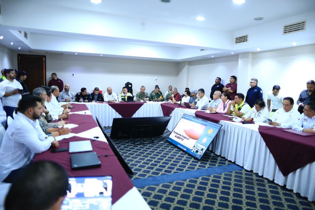Autoridades se coordinan ante llegada de tormenta tropical Alberto a costas&nbsp;tamaulipecas