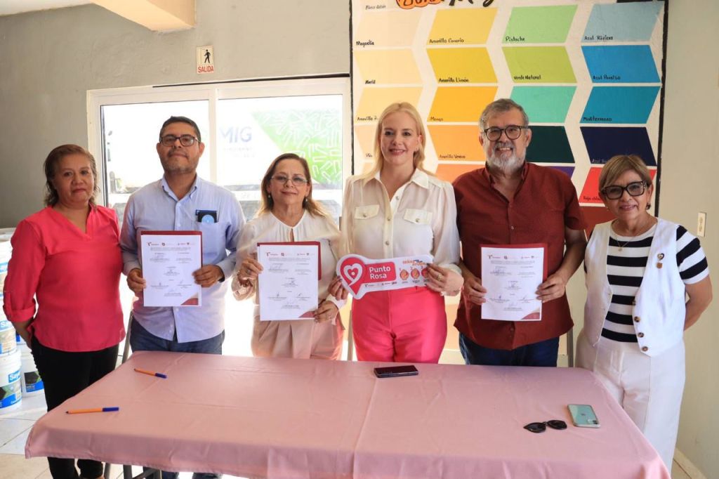 INAUGURA ROSSY LUQUE DE MARTÍNEZ PUNTO ROSA EN ALTAMIRA PARA APOYAR A MUJERES VÍCTIMAS DE&nbsp;VIOLENCIA