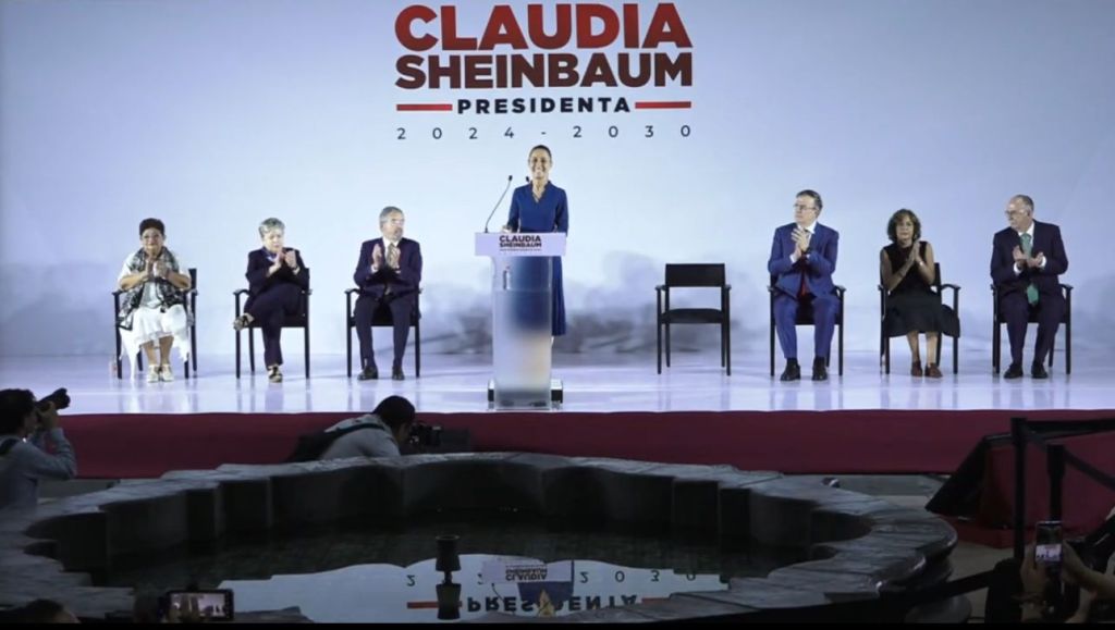 Claudia Sheinbaum presenta los primeros seis integrantes de su&nbsp;gabinete