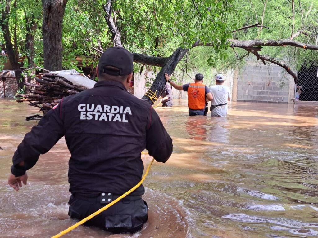 Realiza Guardia Estatal labores de auxilio en comunidades aledañas a ríos a través del Plan&nbsp;Tamaulipas