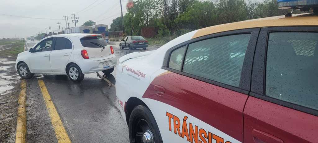 Participa Tránsito Estatal en acciones de auxilio ciudadano tras paso de «Alberto» por&nbsp;Tamaulipas