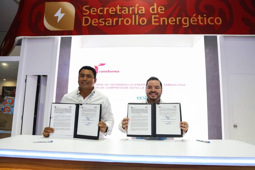 Firma SEDENER convenio de colaboración con la Estación de Compresión Soto La&nbsp;Marina
