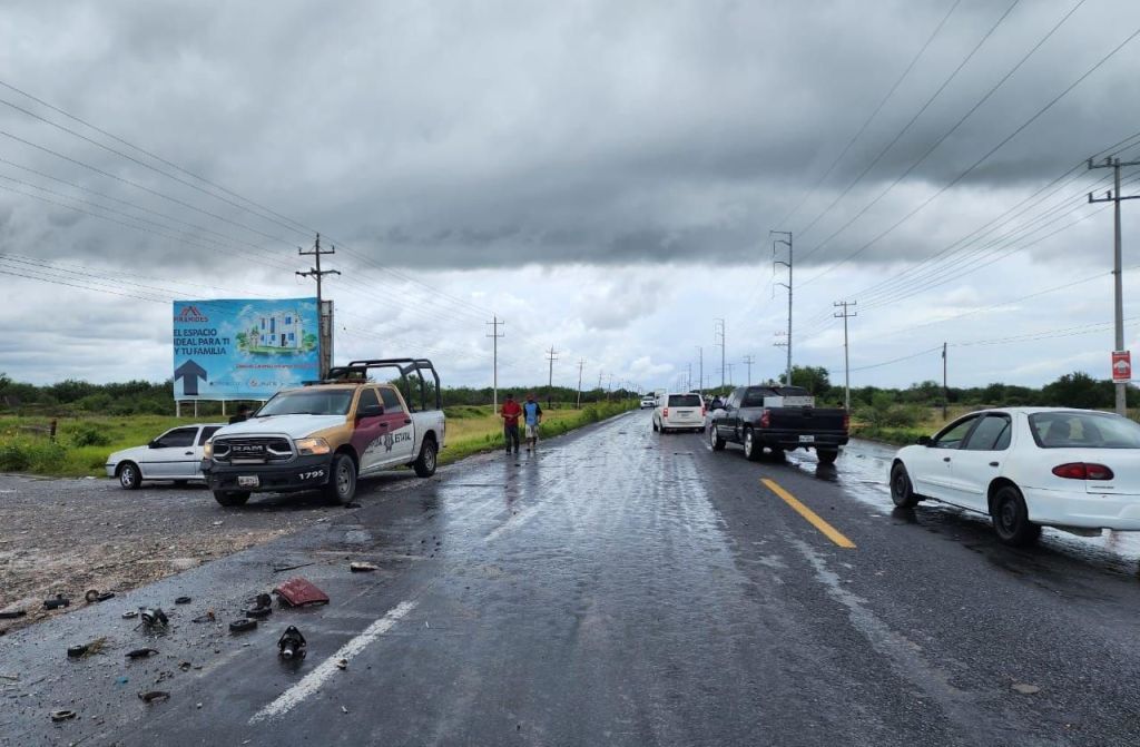 Guardia Estatal auxilia a lesionados en choque&nbsp;múltiple